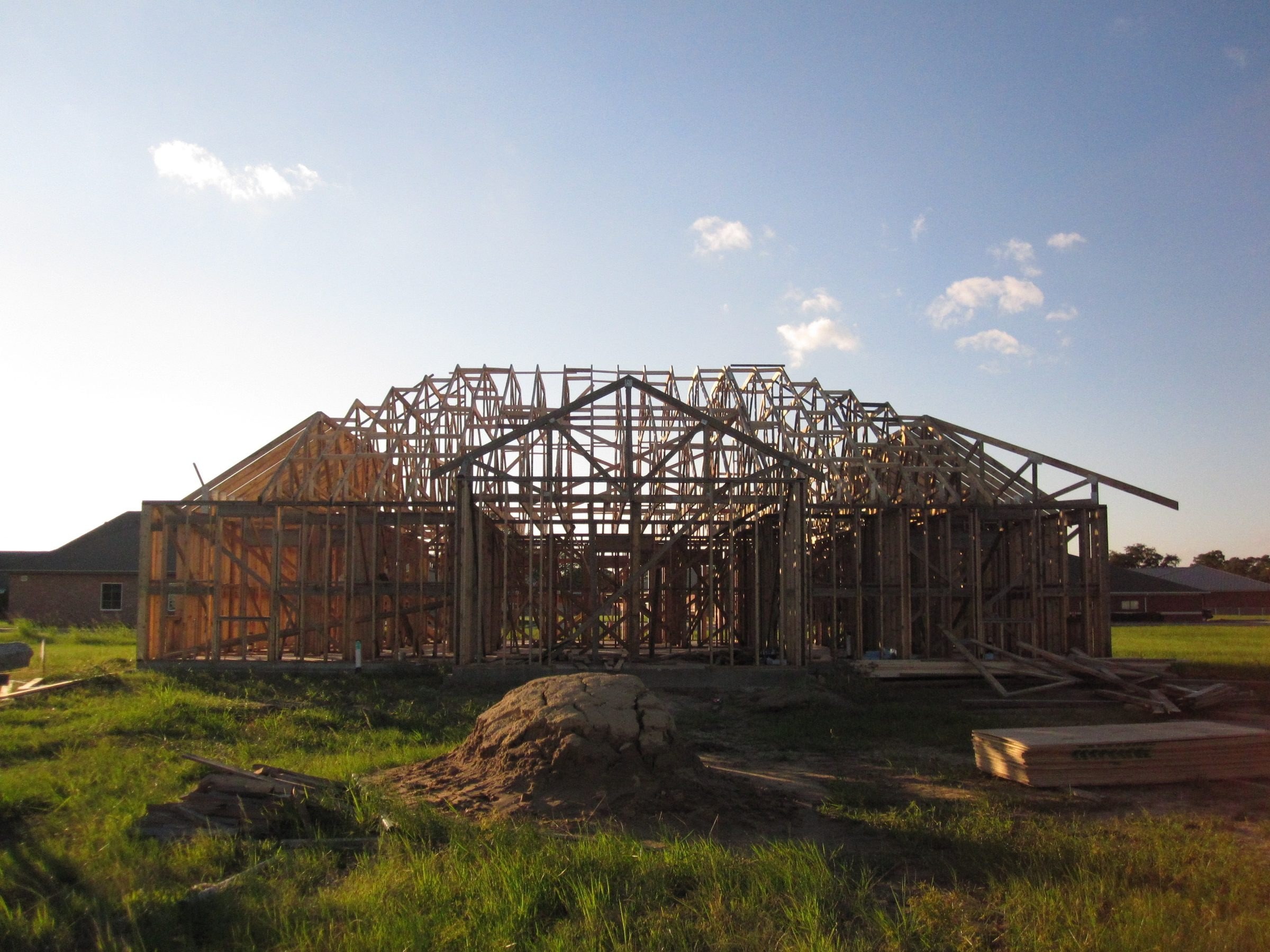Medical office under construction, New Iberia, 2009