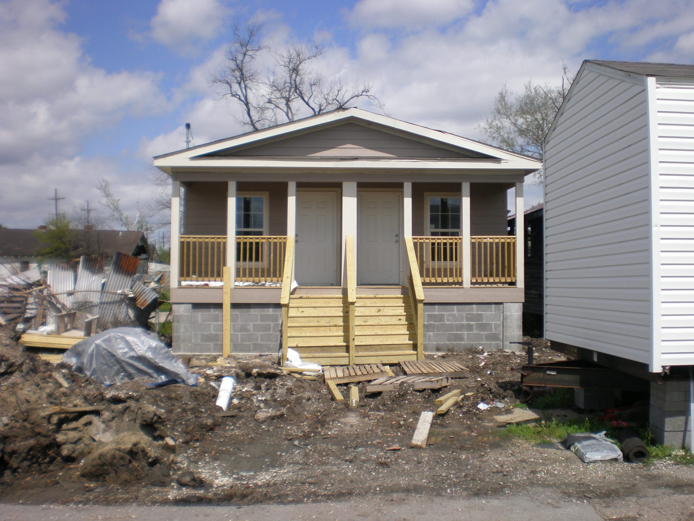 Home under construction by Advantage Design, New Orleans, 2008