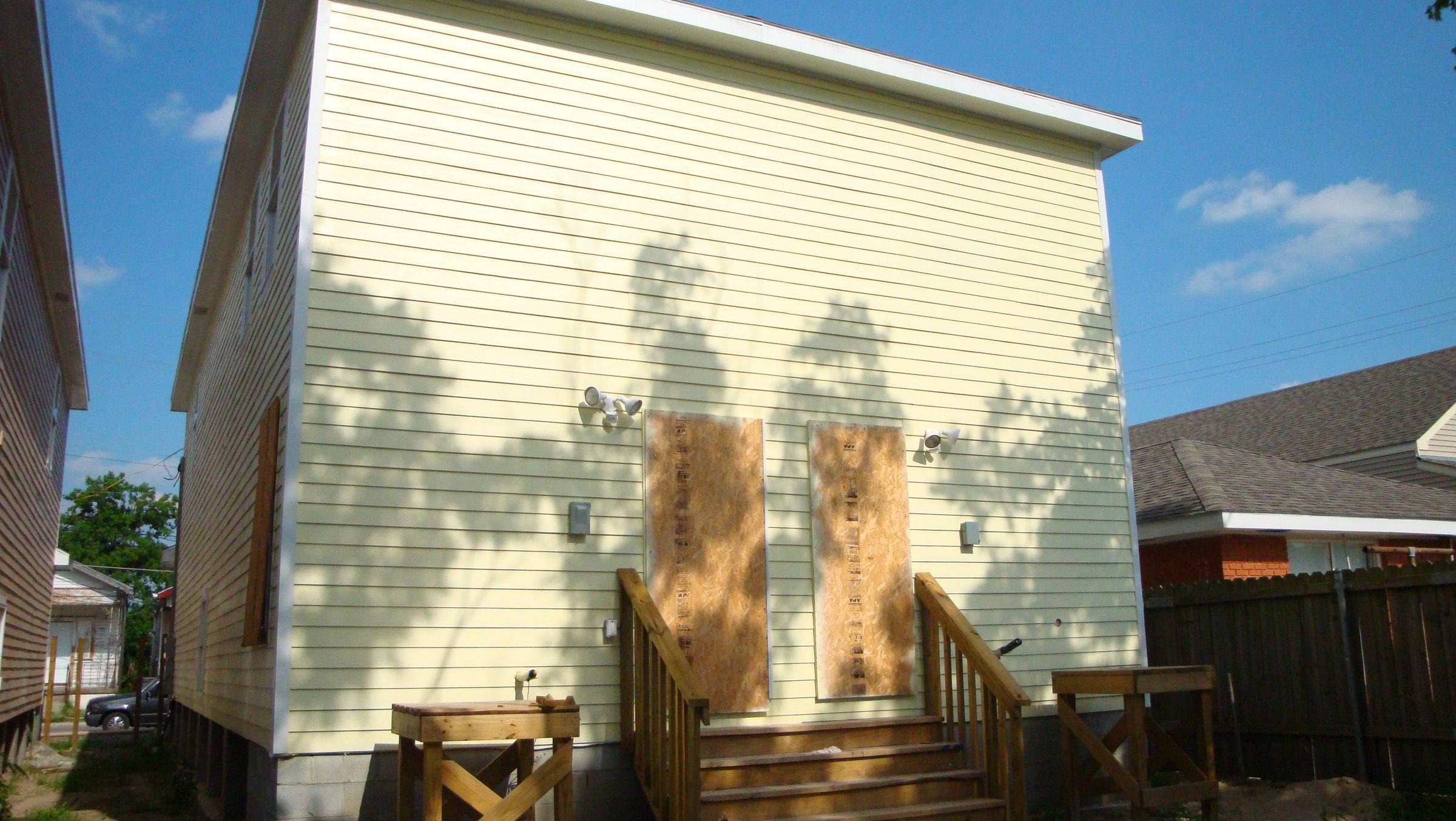 Home under construction by Advantage Design, New Orleans, 2009
