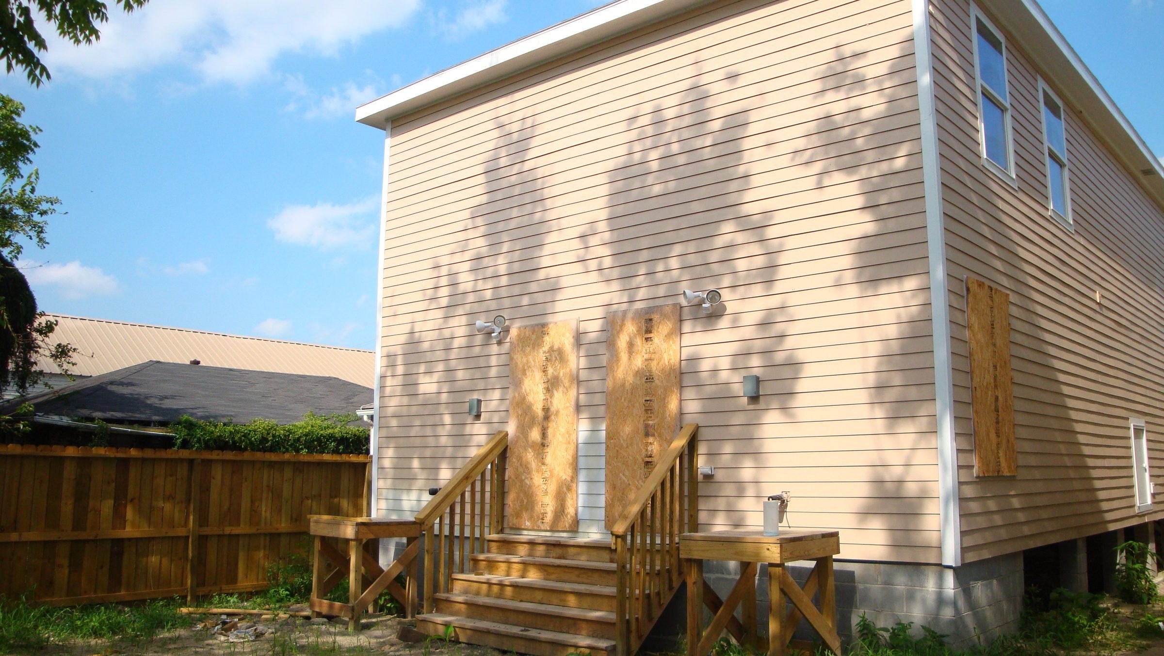 Home under construction by Advantage Design, New Orleans, 2009