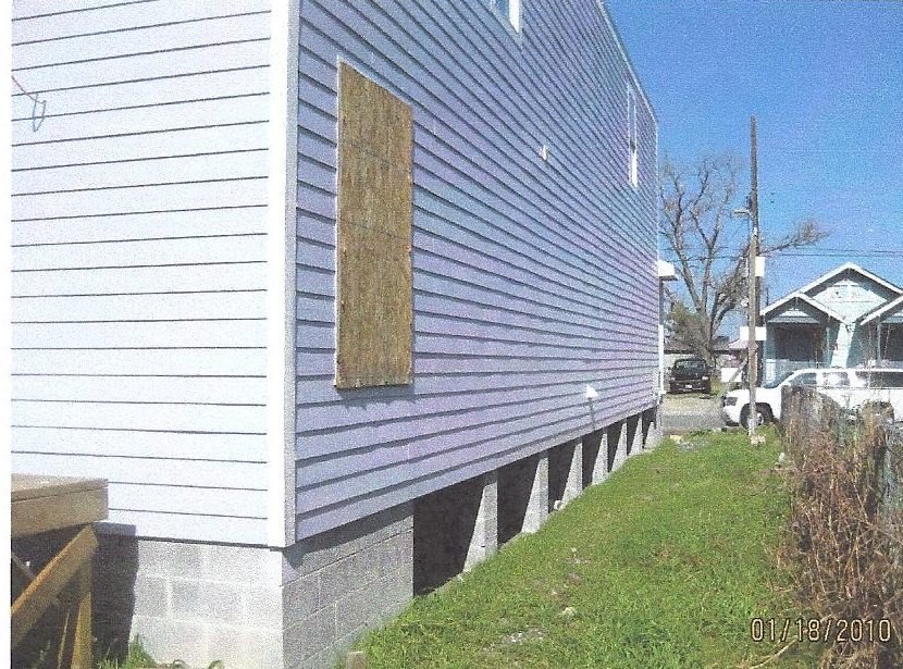 Home under construction by Advantage Design, New Orleans, 2010